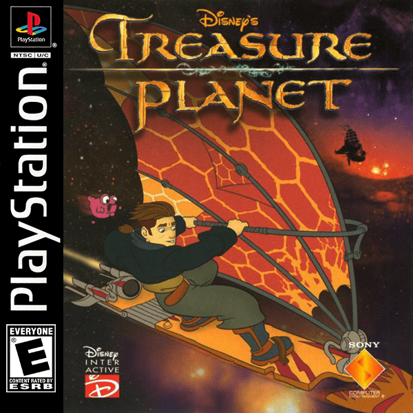 Disney's Treasure Planet box art for Playstation